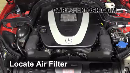 2010 Mercedes-Benz E350 3.5L V6 Coupe (2 Door) Air Filter (Engine) Replace